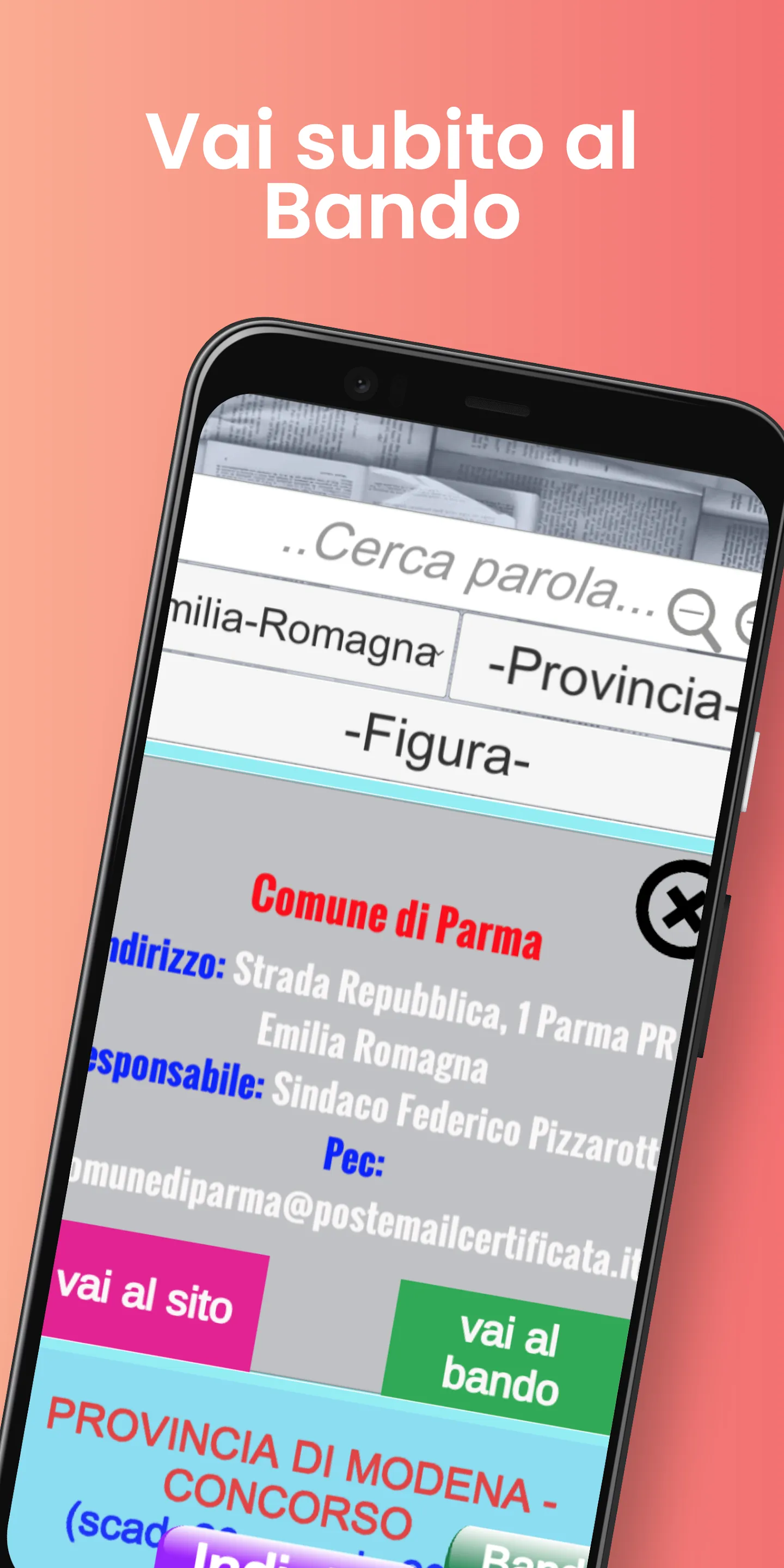 Avviso concorso-Cerca i bandi | Indus Appstore | Screenshot