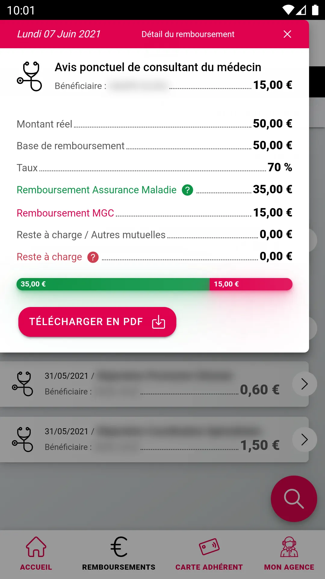 Mutuelle MGC – Espace Adhérent | Indus Appstore | Screenshot