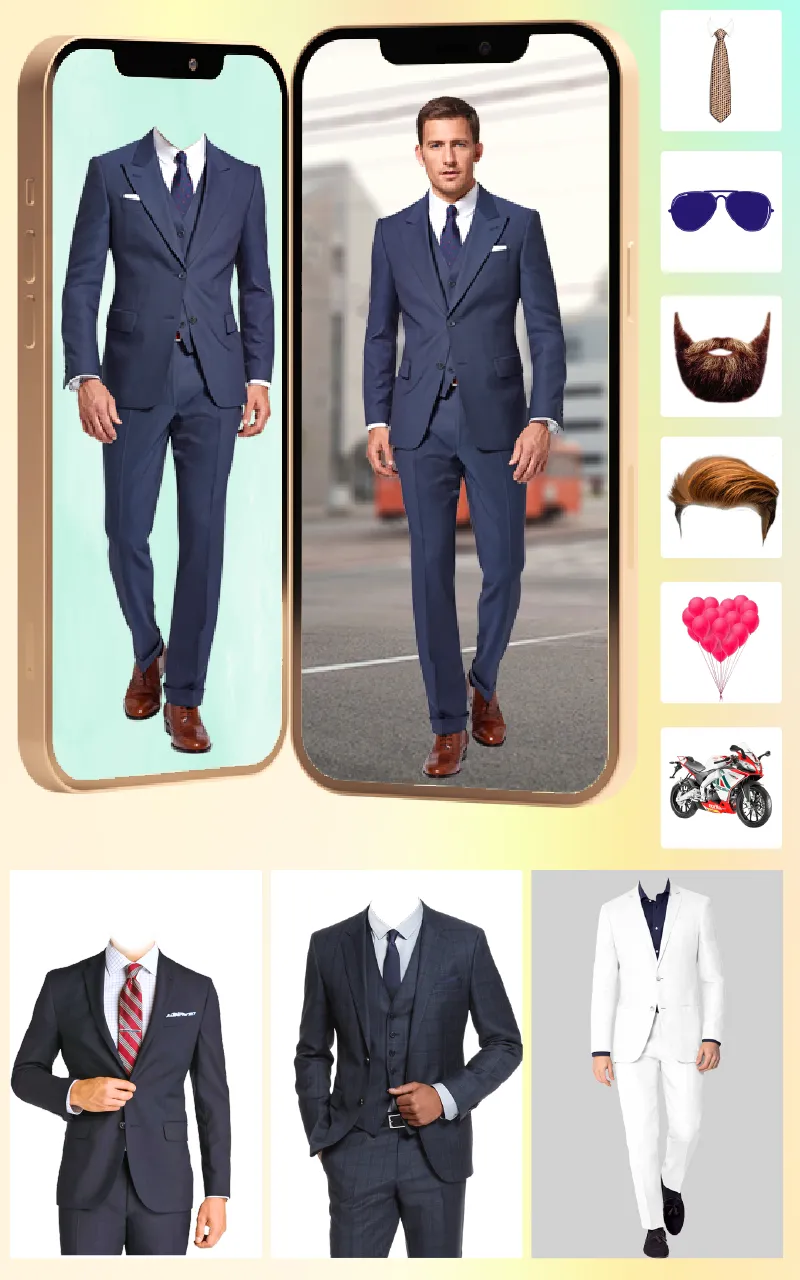 Men Suit Photo Editor- Effects | Indus Appstore | Screenshot