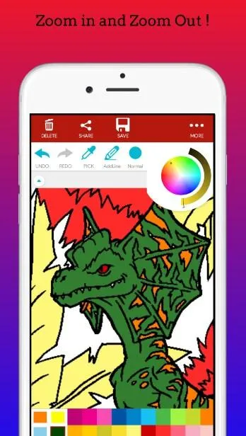 Beast Dinosaur Coloring Book | Indus Appstore | Screenshot