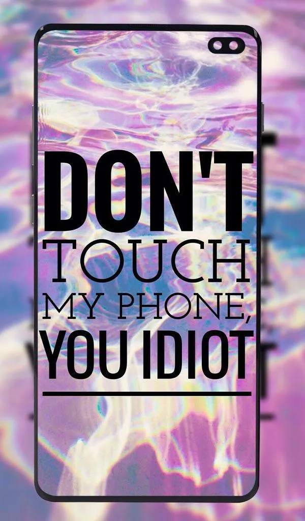 Don't Touch My Phone Wallpaper | Indus Appstore | Screenshot