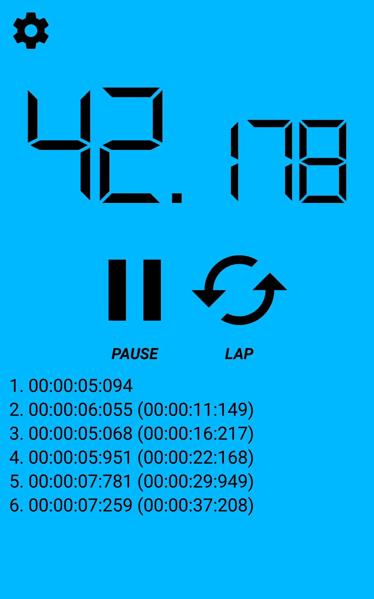 Stopwatch and Countdown | Indus Appstore | Screenshot