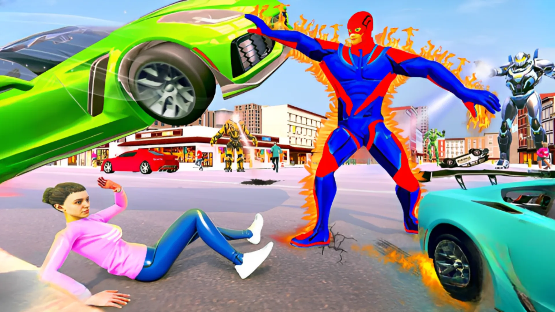 Superhero City Battle-Gang War | Indus Appstore | Screenshot