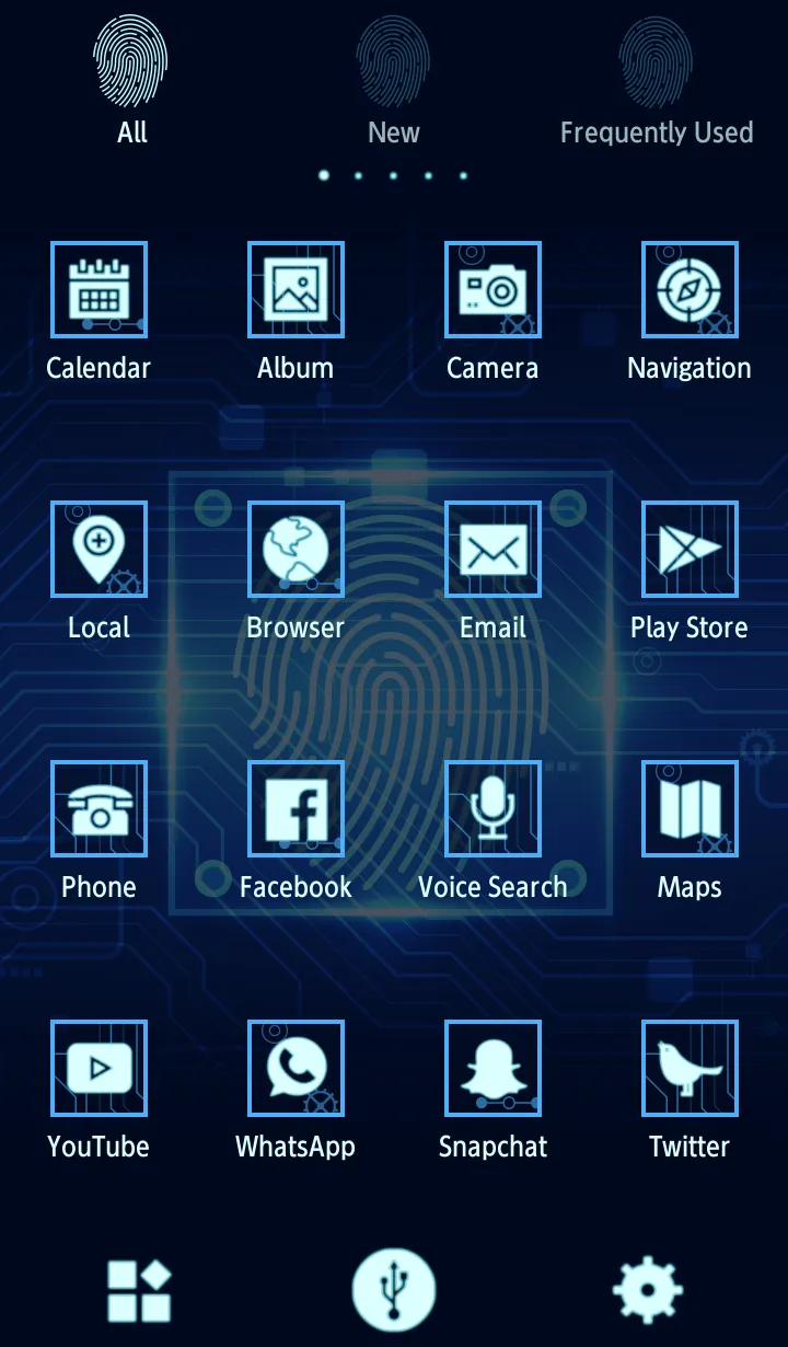 Fingerprint Confirmation Theme | Indus Appstore | Screenshot