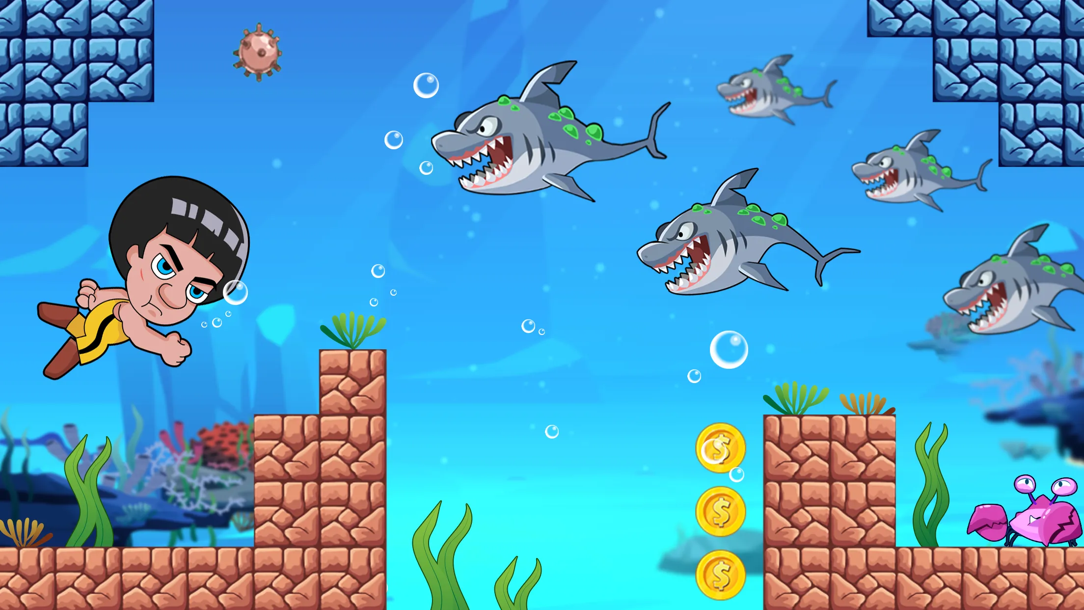 Super Lee Bros: Run & Fighting | Indus Appstore | Screenshot