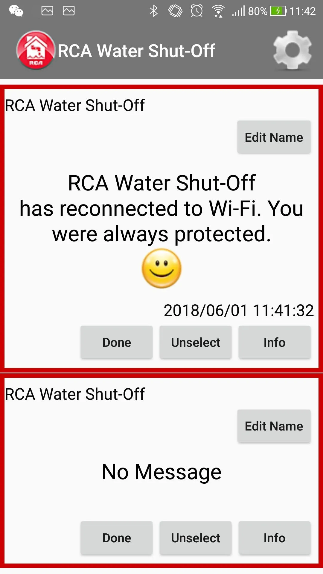 RCA Water Shut-Off | Indus Appstore | Screenshot