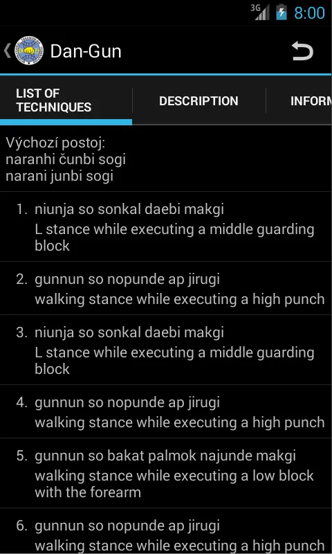 Taekwon-Do ITF Theory | Indus Appstore | Screenshot