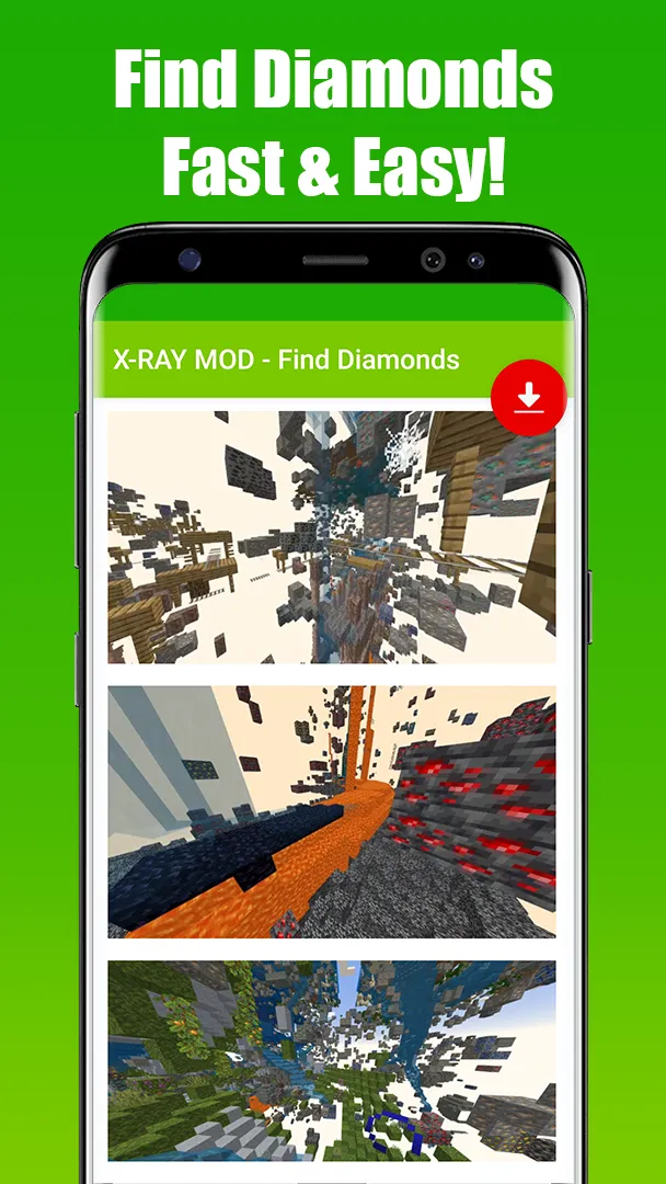 X-RAY MOD - Find Diamonds | Indus Appstore | Screenshot