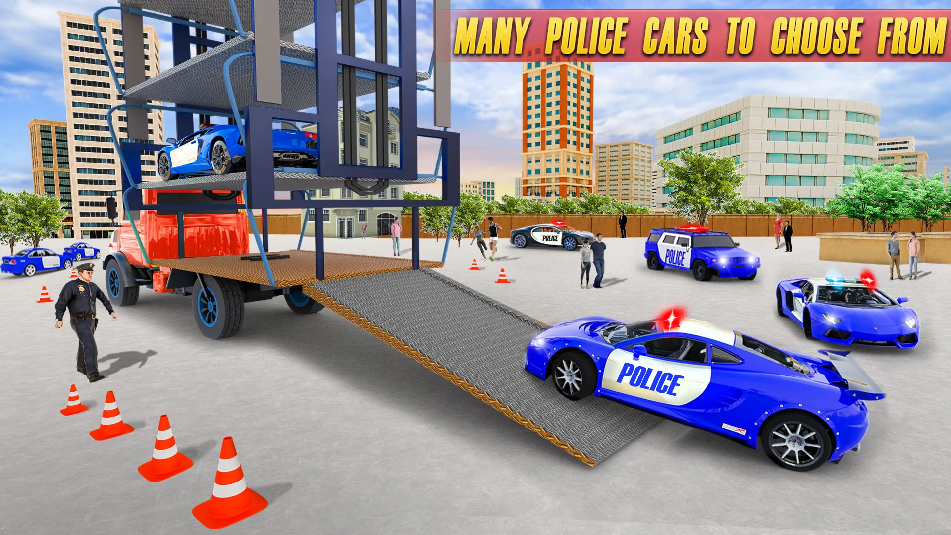 Multi Level Police Car Parking | Indus Appstore | Screenshot