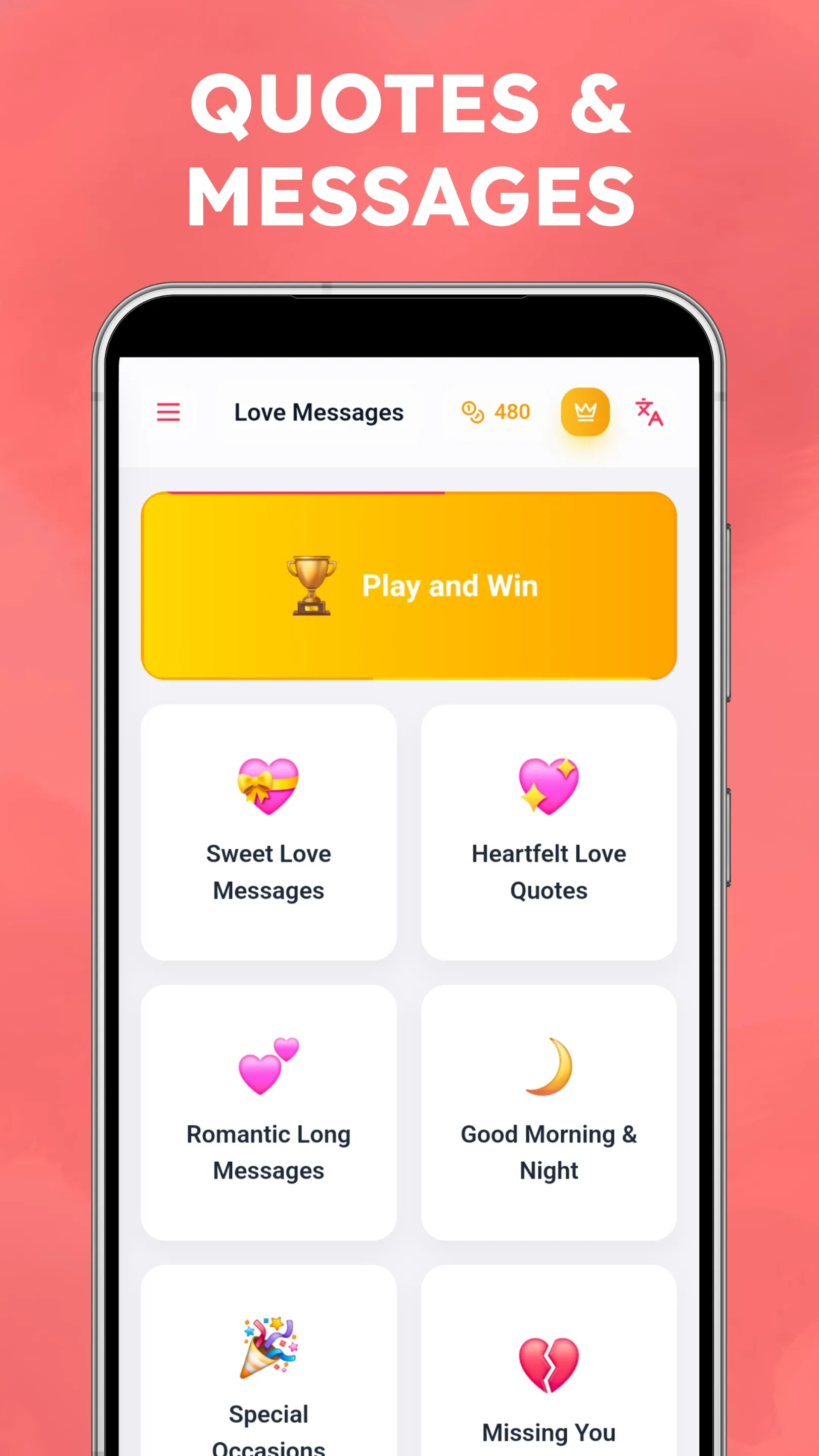 Love Messages Romantic Quotes | Indus Appstore | Screenshot