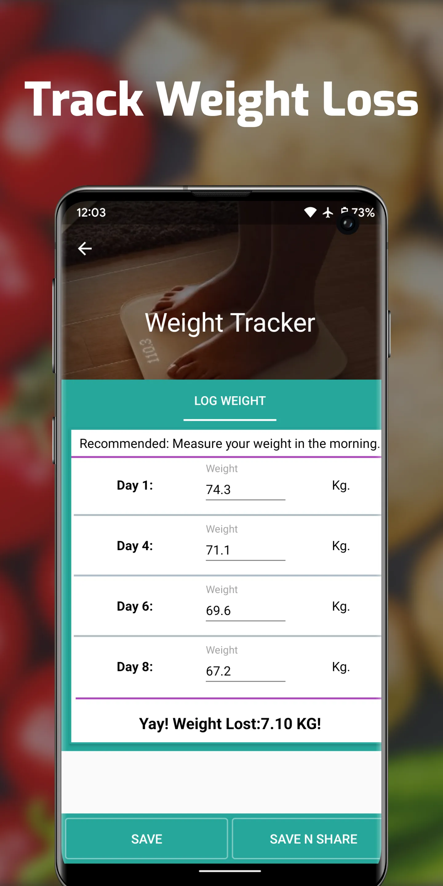 Indian GM Weight Loss Diet BMI | Indus Appstore | Screenshot