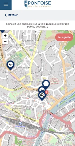 Ville de Pontoise | Indus Appstore | Screenshot