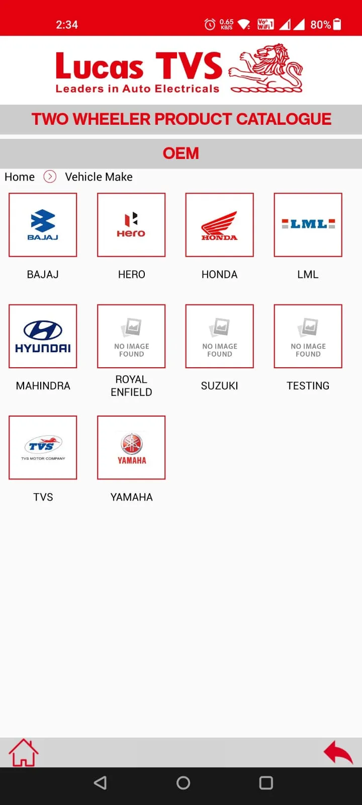 Lucas TVS Two Wheeler Parts | Indus Appstore | Screenshot