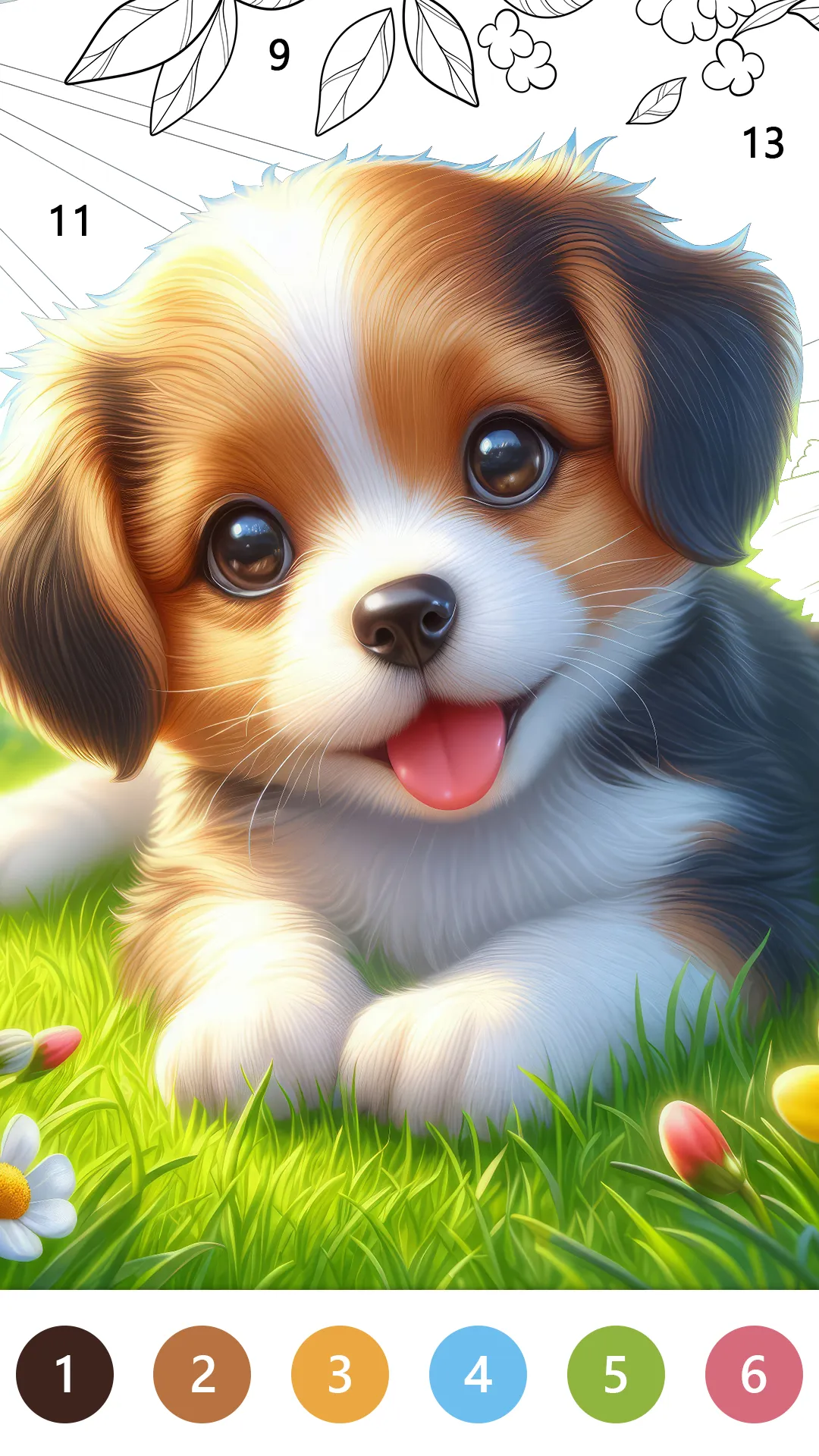 Vivid Color Paint By Number | Indus Appstore | Screenshot