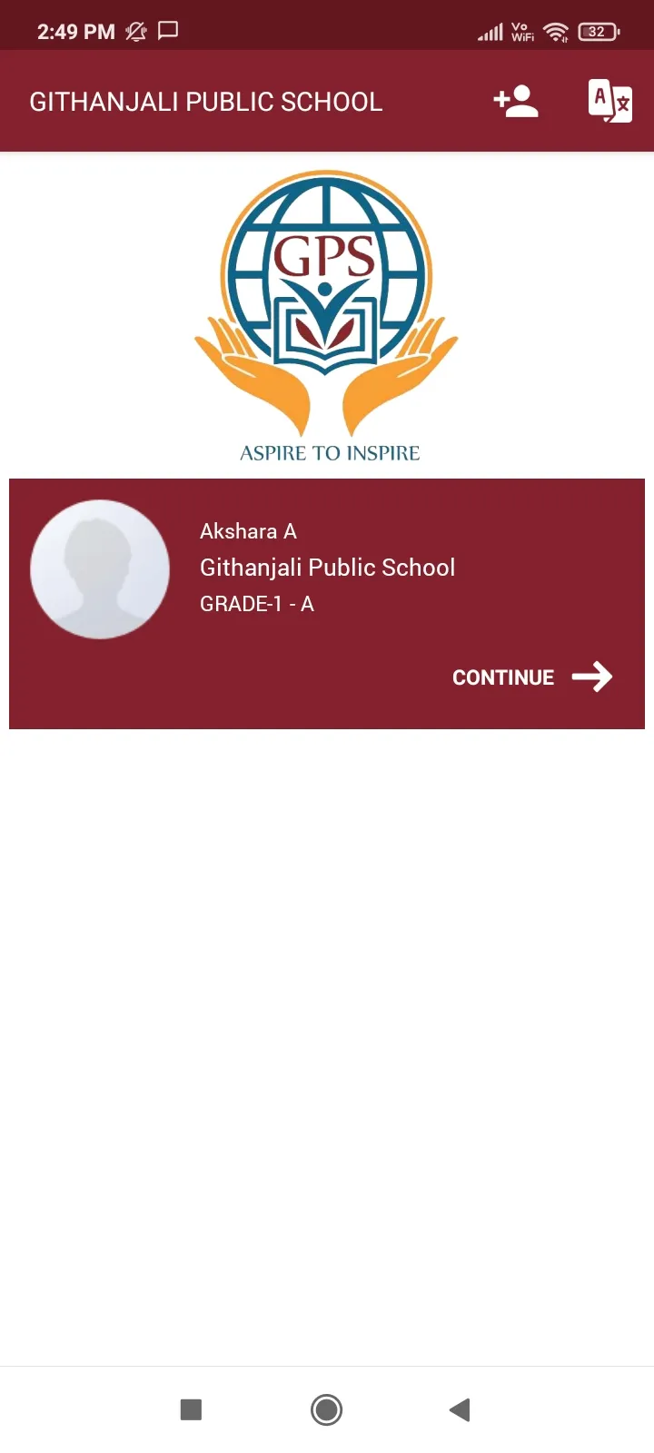 GITHANJALI PUBLIC SCHOOL | Indus Appstore | Screenshot