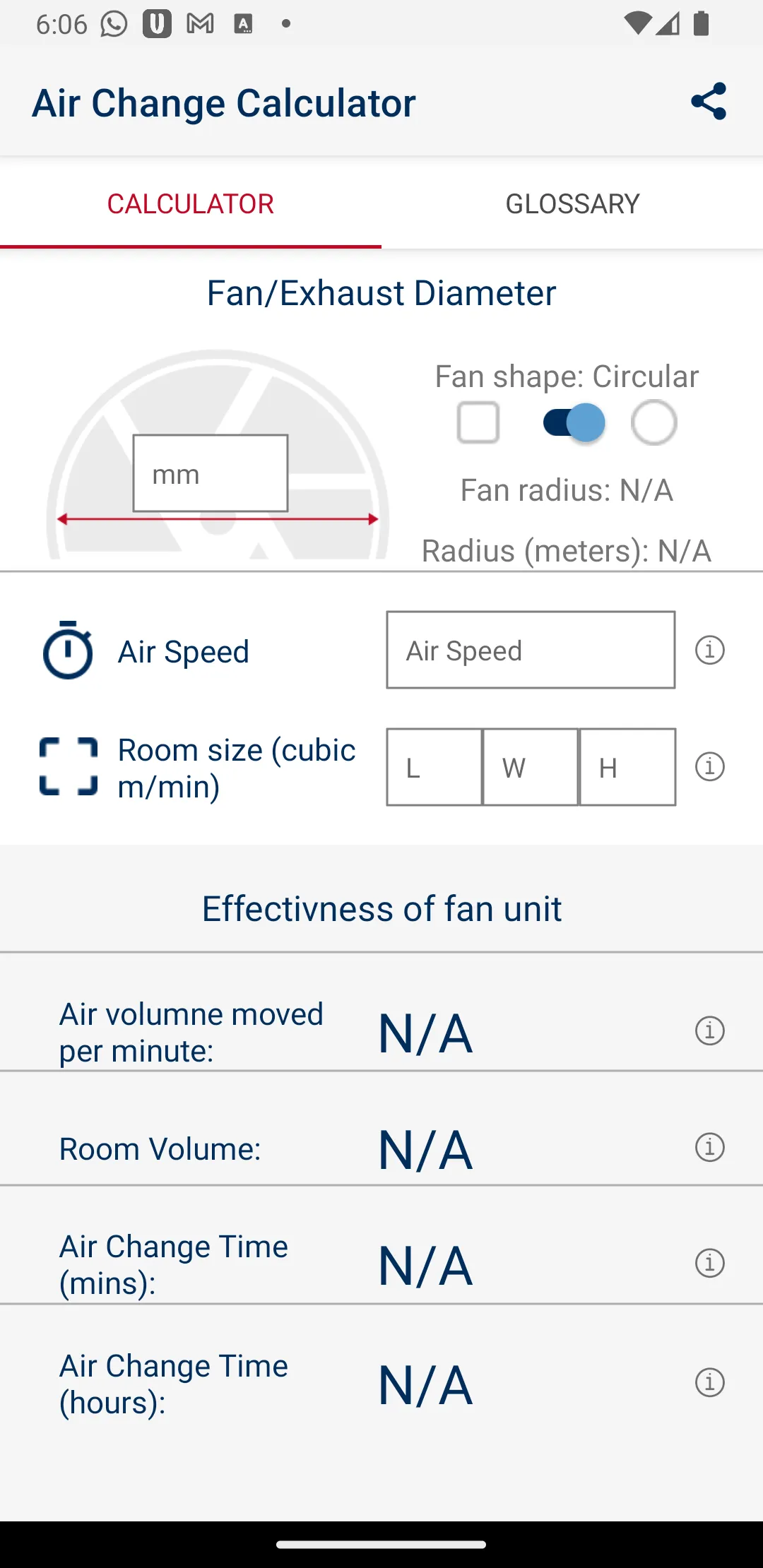 Air Flow Calculator | Indus Appstore | Screenshot