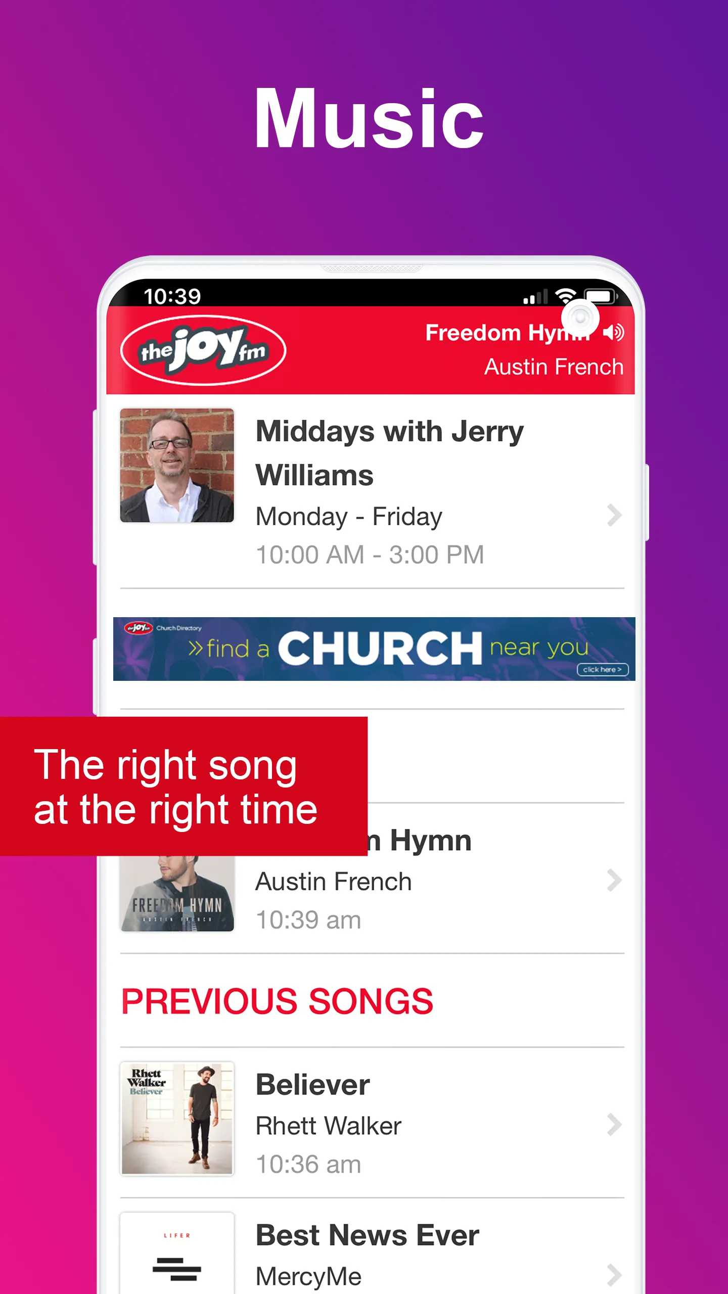 The JOY FM Georgia | Indus Appstore | Screenshot