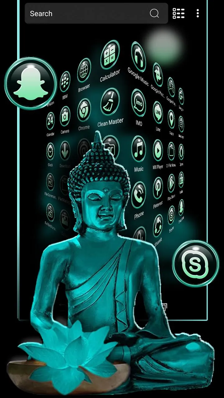 Lord Buddha Launcher Theme | Indus Appstore | Screenshot