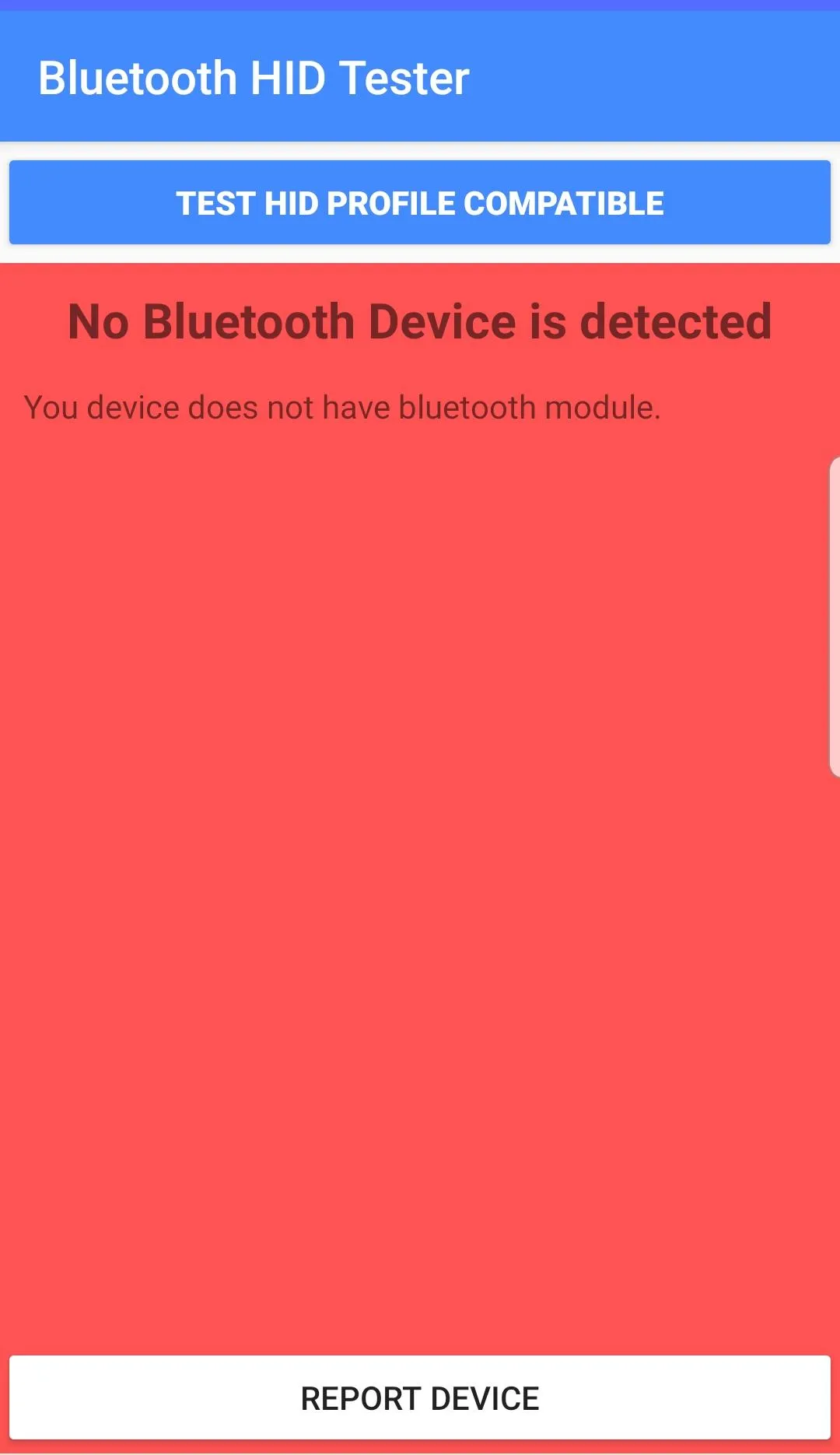 Bluetooth HID Profile Tester | Indus Appstore | Screenshot