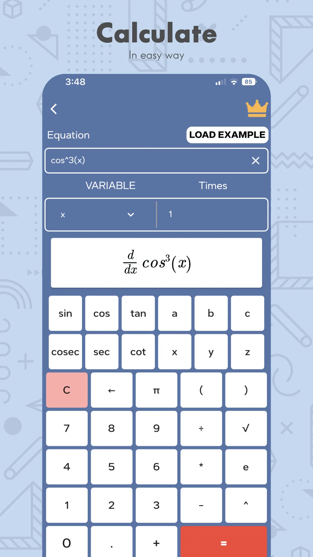 Derivative Calculator | Indus Appstore | Screenshot