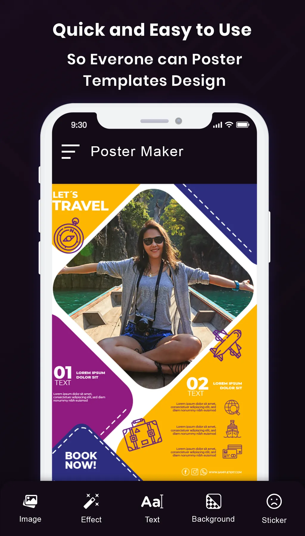 Poster Maker, Flyer Designer | Indus Appstore | Screenshot