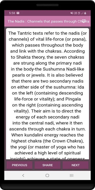 The Chakra Meditation | Indus Appstore | Screenshot