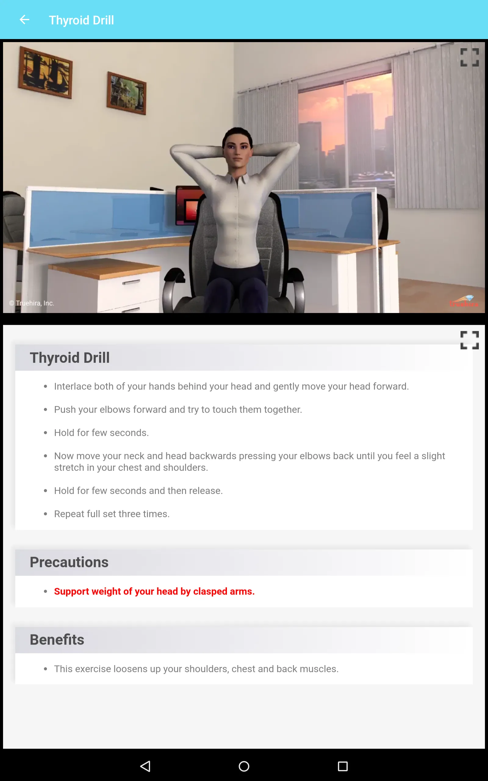 Office Yoga - Fitness Workouts | Indus Appstore | Screenshot