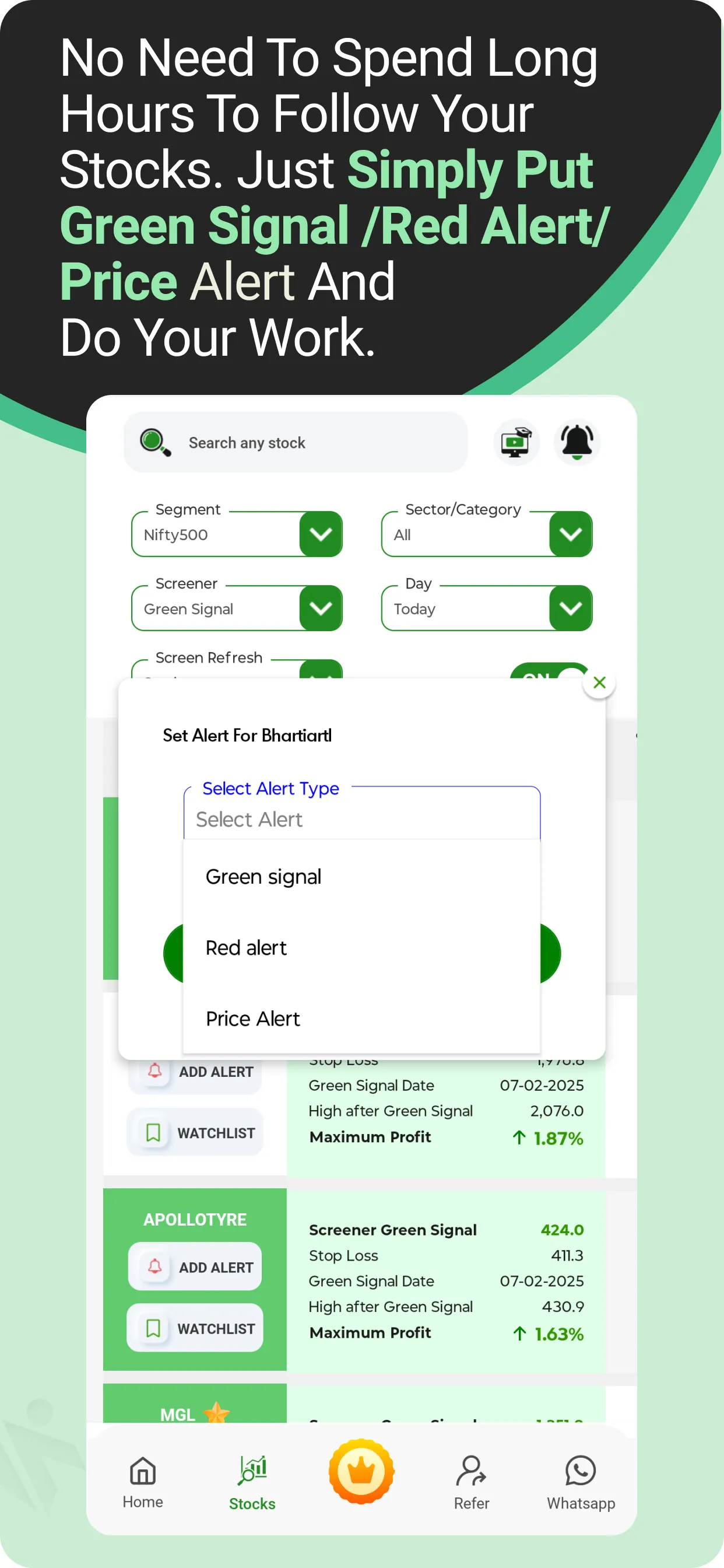 Stock Yaari: Screener & Alert | Indus Appstore | Screenshot