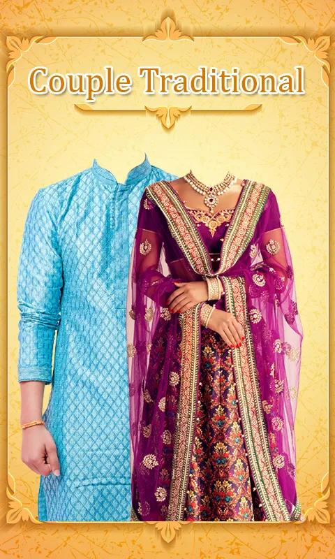 Couple Traditional Photo Suit | Indus Appstore | Screenshot