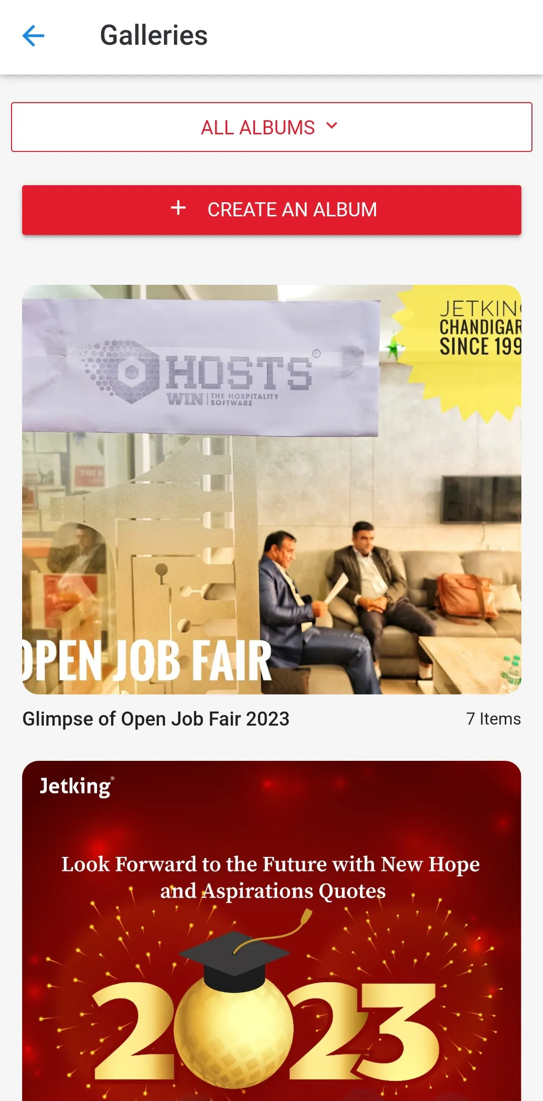 Jetking Alumni | Indus Appstore | Screenshot