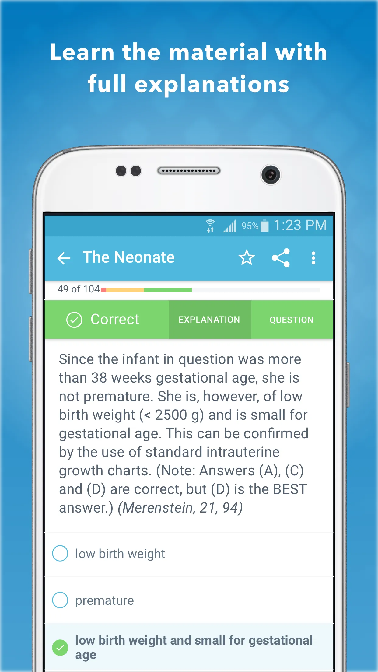 USMLE LANGE Q&A for Pediatrics | Indus Appstore | Screenshot