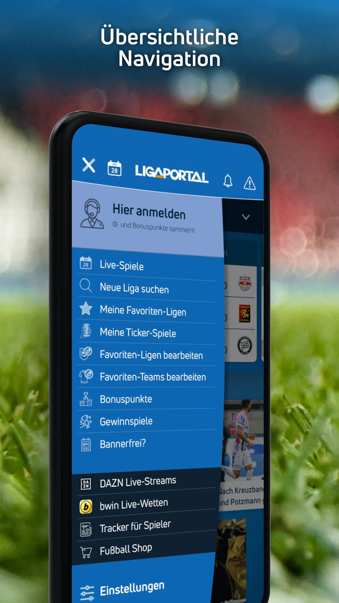 Ligaportal Fußball Live-Ticker | Indus Appstore | Screenshot