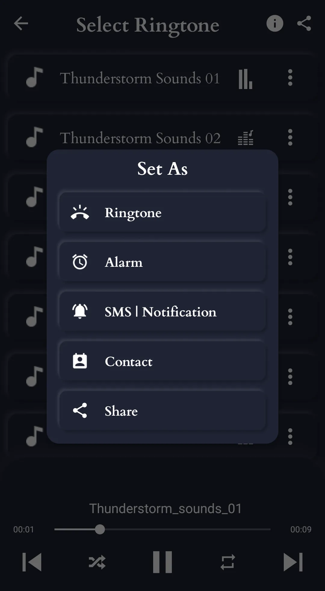 Thunderstorm Sounds | Indus Appstore | Screenshot