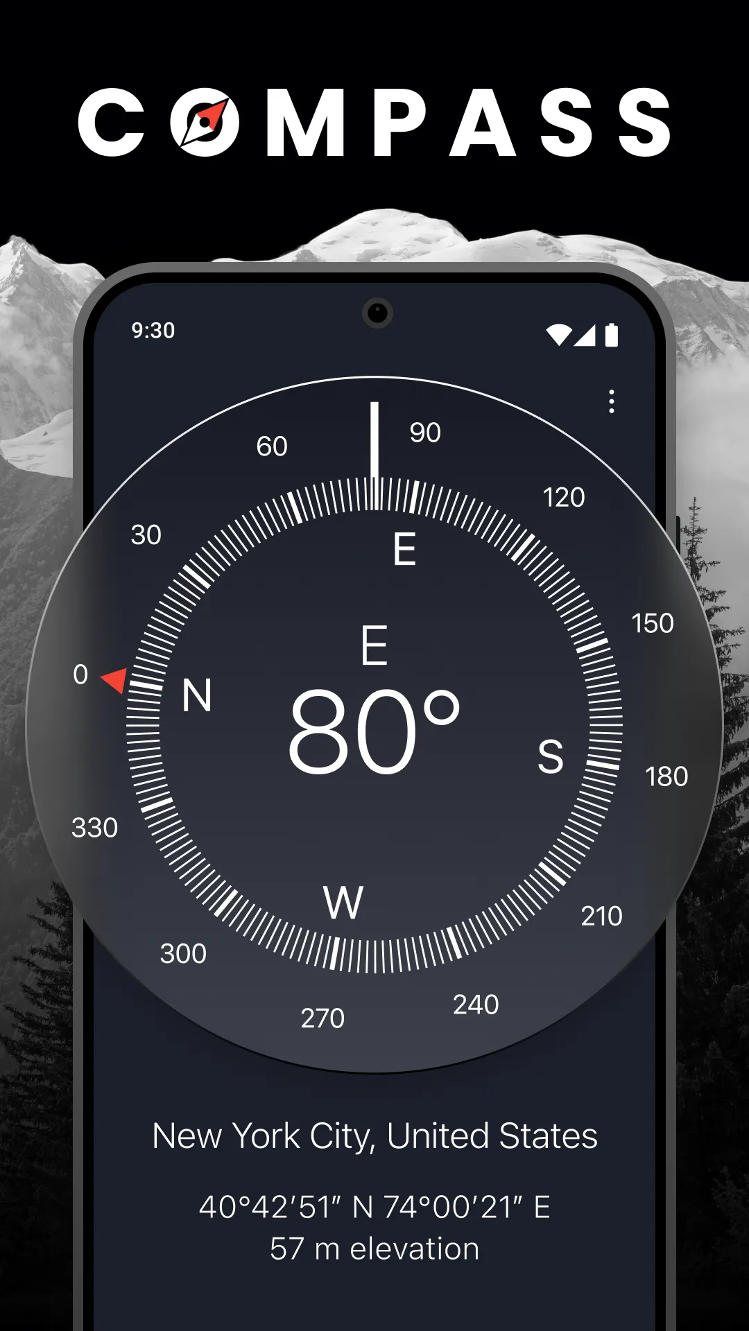 Compass: Accurate Compass | Indus Appstore | Screenshot