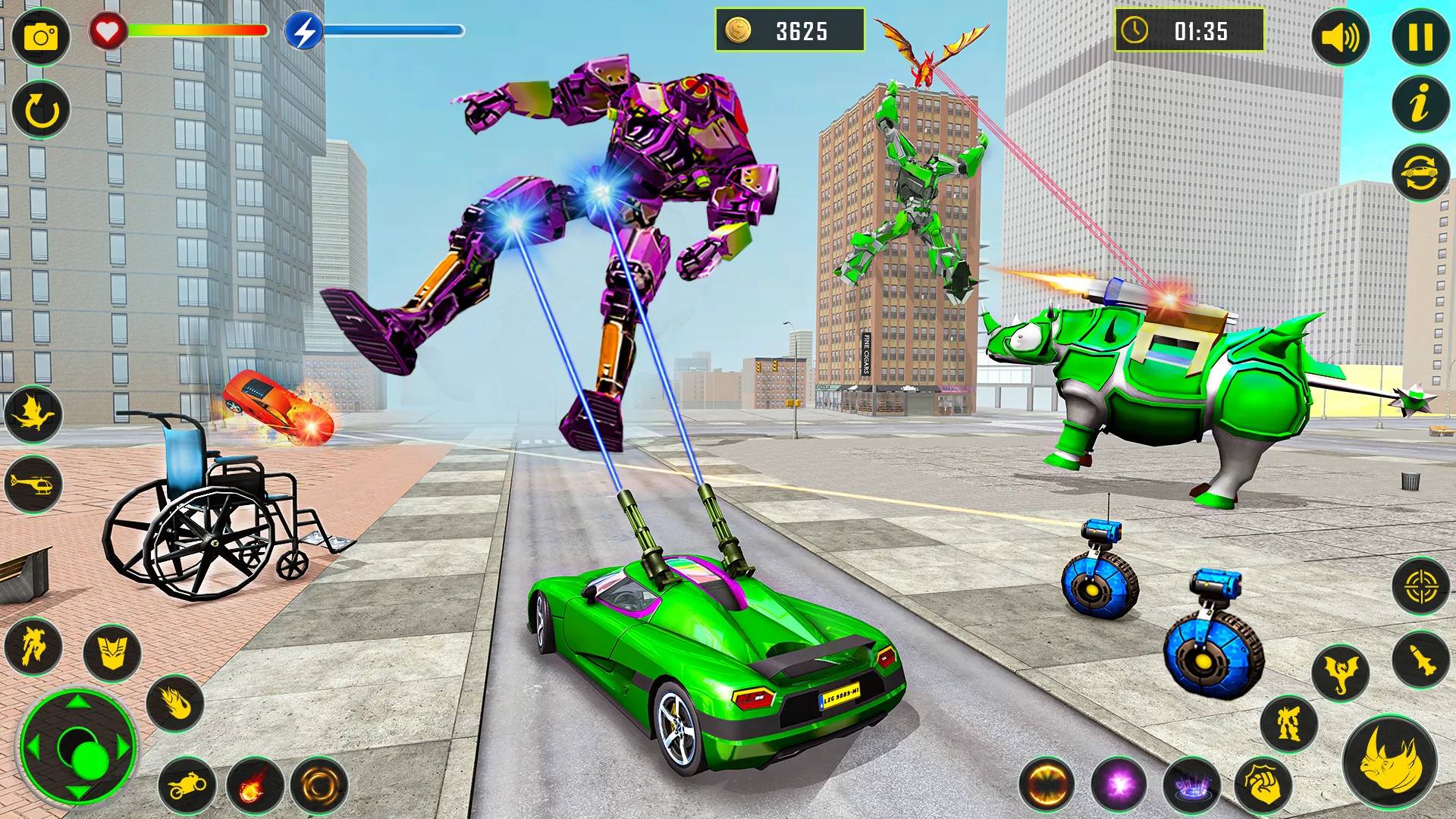 Rhino Robot Game – Robot Game | Indus Appstore | Screenshot