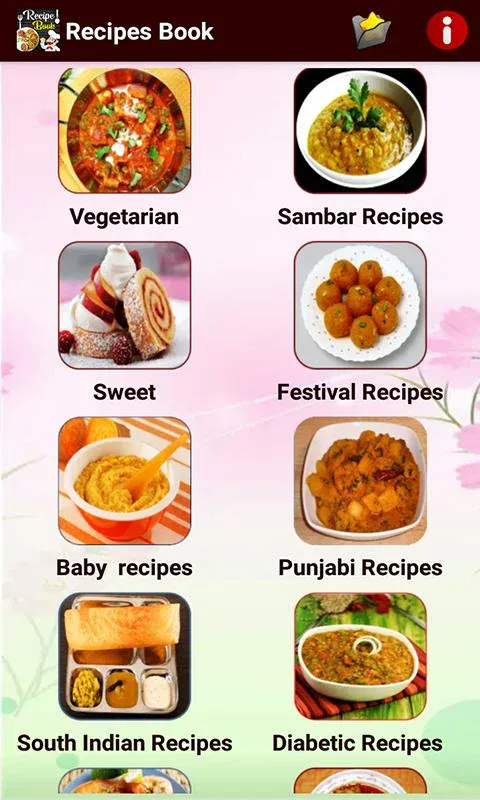 Recipes Book | Indus Appstore | Screenshot