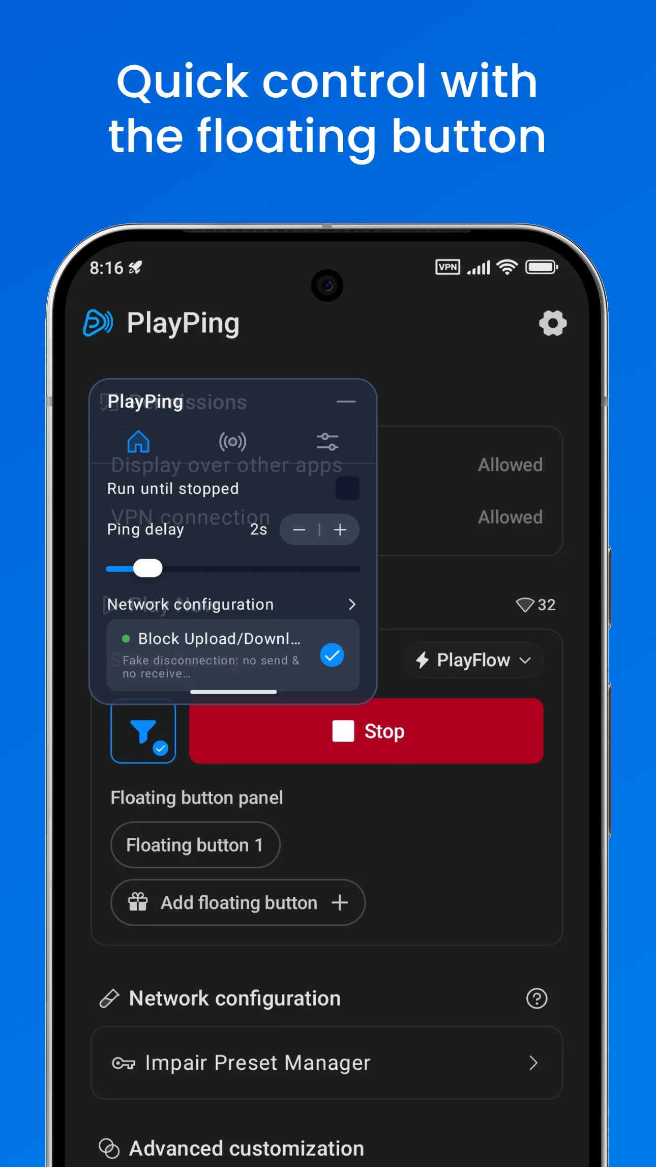 PlayPing — Network Simulator | Indus Appstore | Screenshot