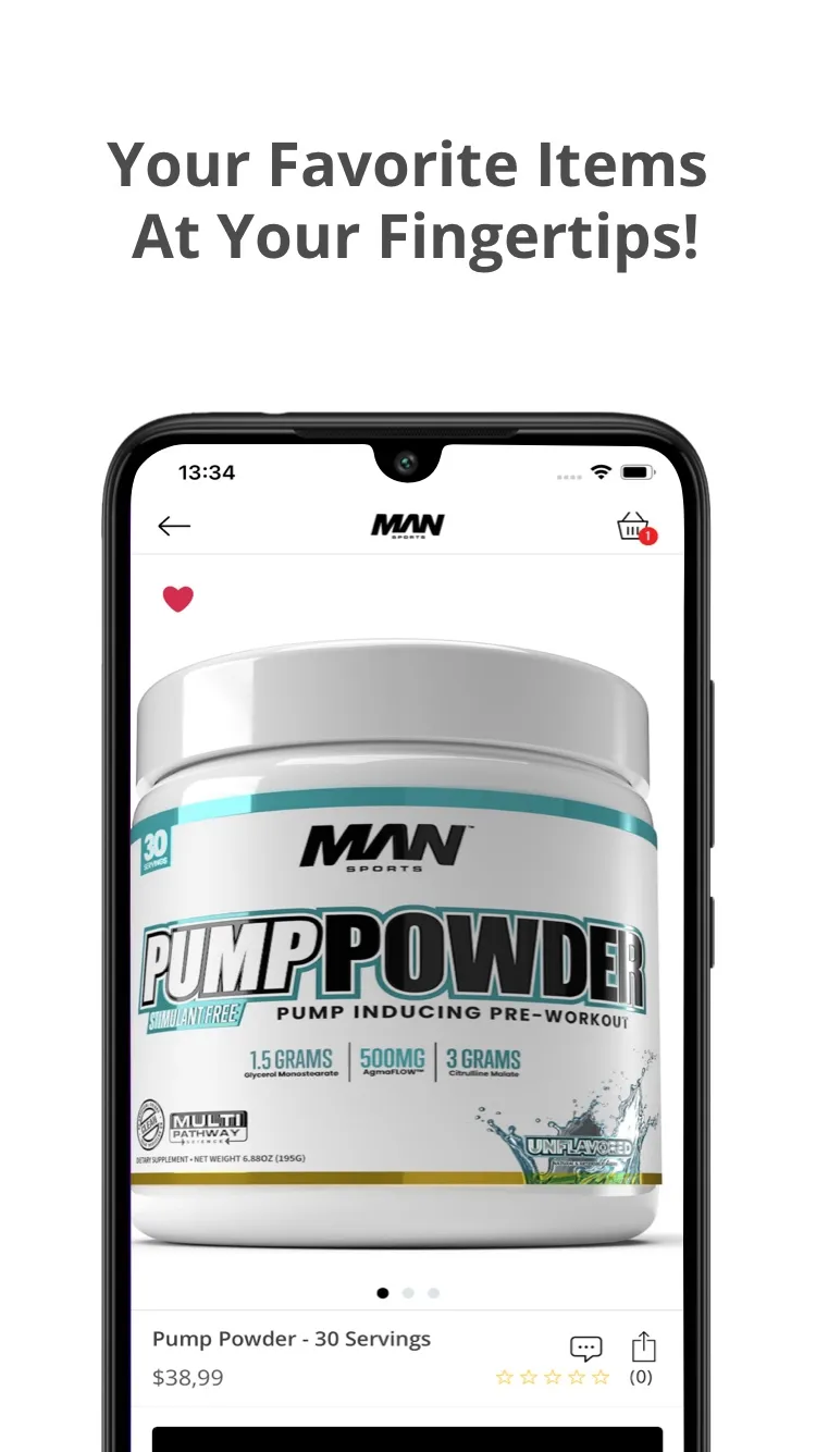 MAN Sports Supplements | Indus Appstore | Screenshot