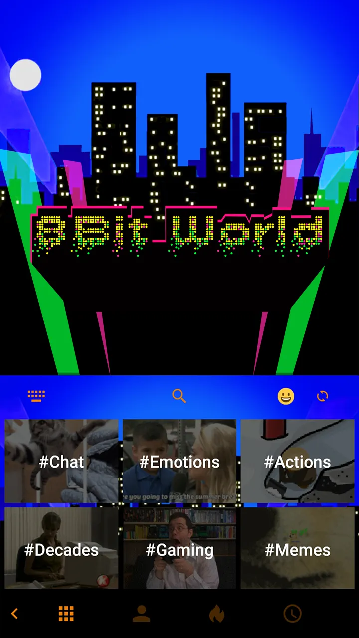 bitworld Keyboard Theme | Indus Appstore | Screenshot