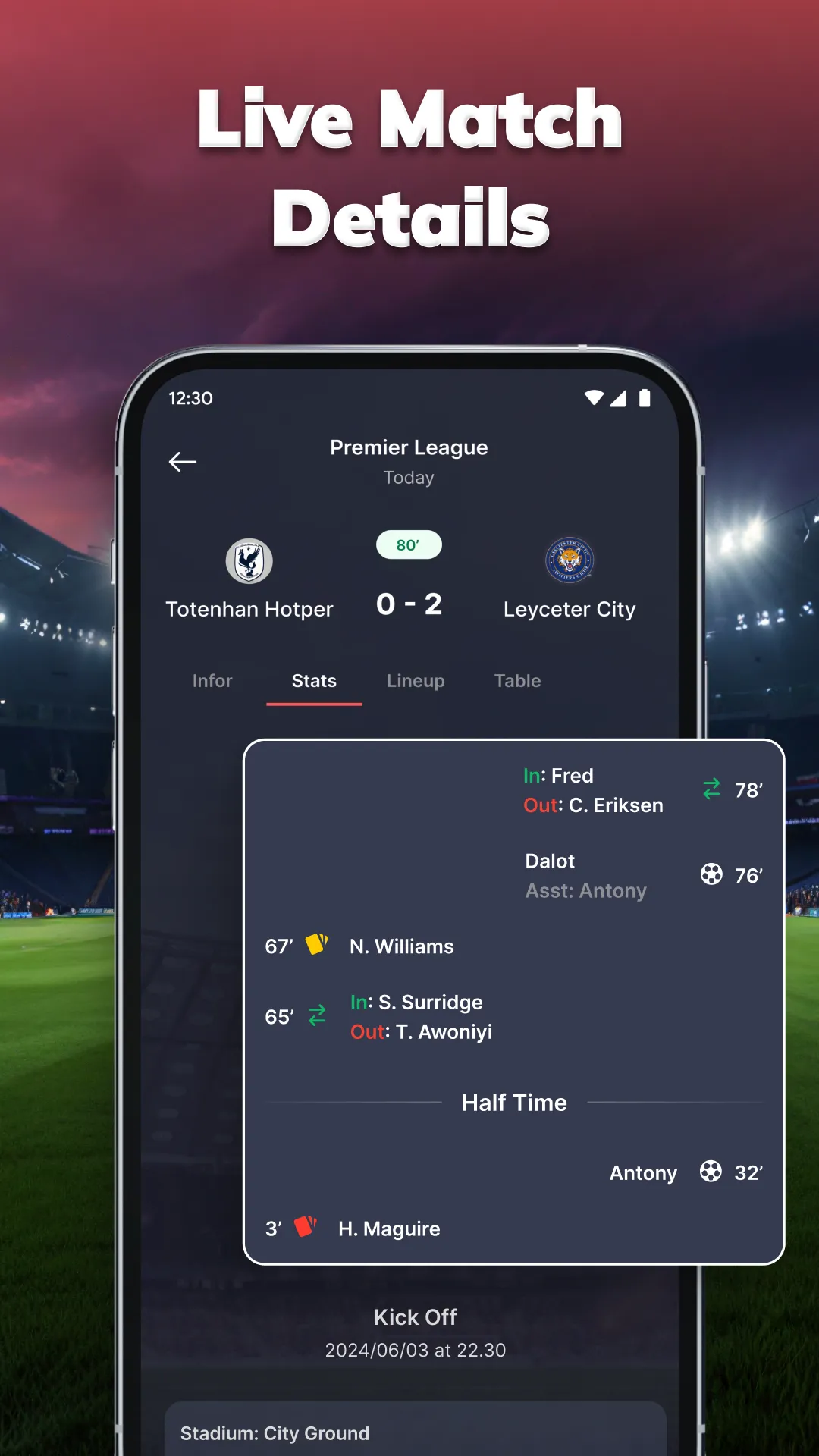 MatchLive: Football Live Score | Indus Appstore | Screenshot