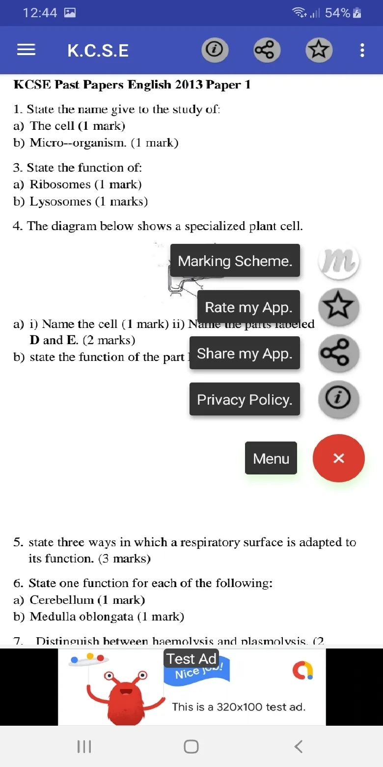 Kcse 2010: past papers. | Indus Appstore | Screenshot