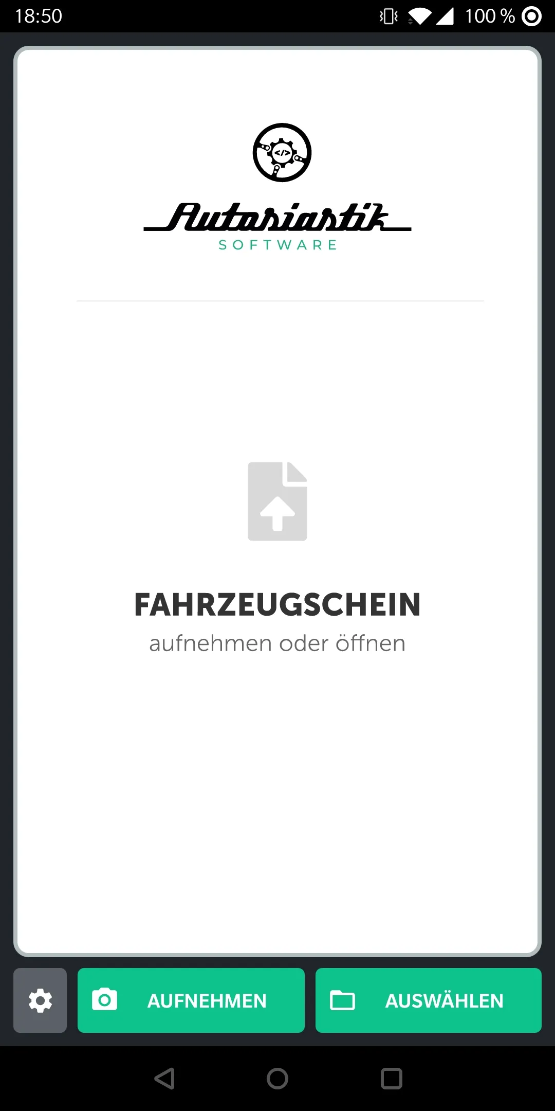 Fahrzeugscheinscanner | Indus Appstore | Screenshot