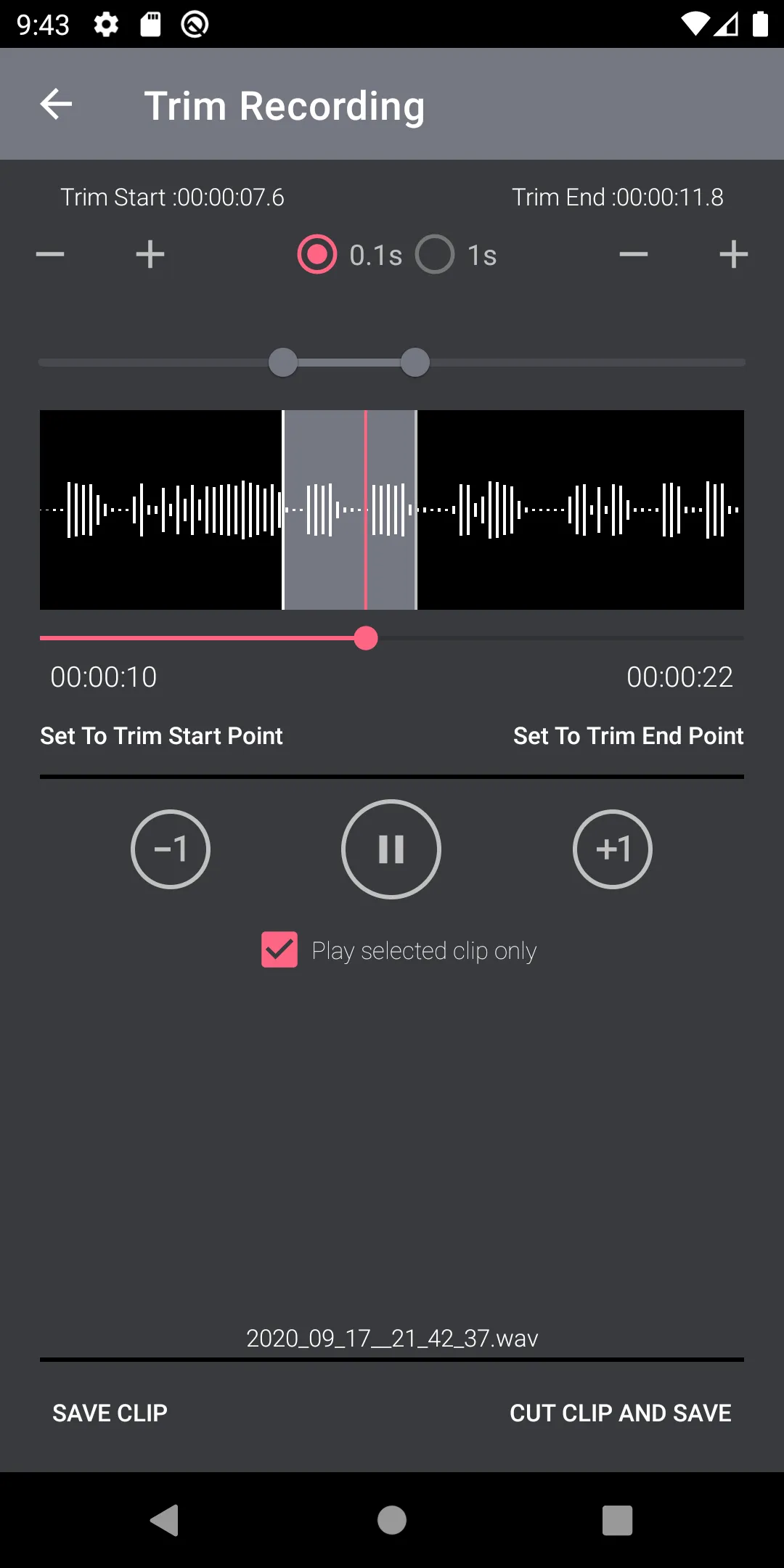 Skipping Silence Recorder | Indus Appstore | Screenshot