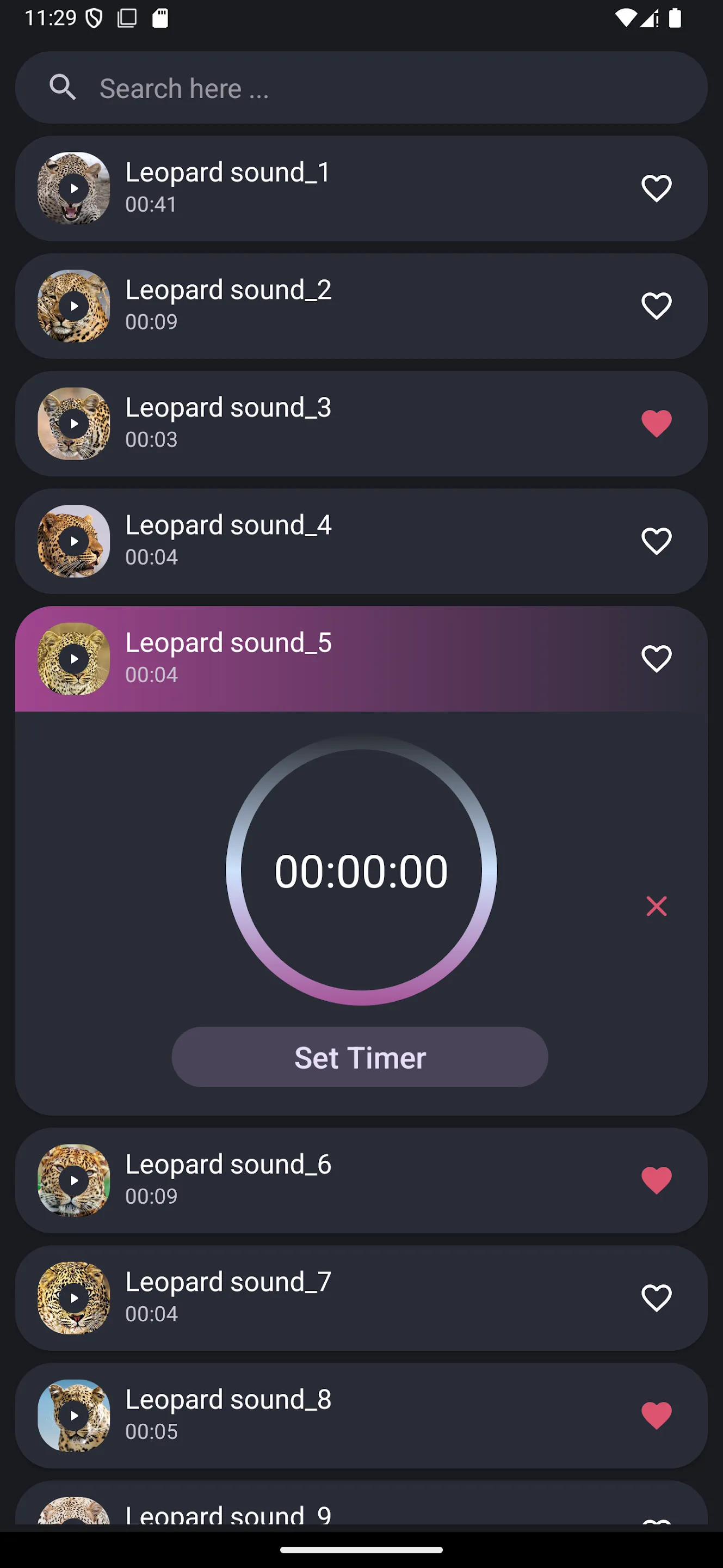 Leopard Sounds | Indus Appstore | Screenshot