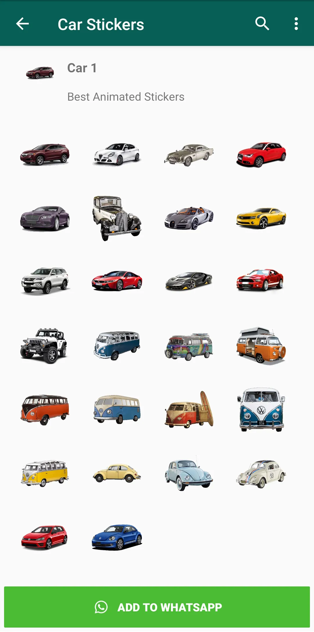 Car Stickers for WhatsApp | Indus Appstore | Screenshot