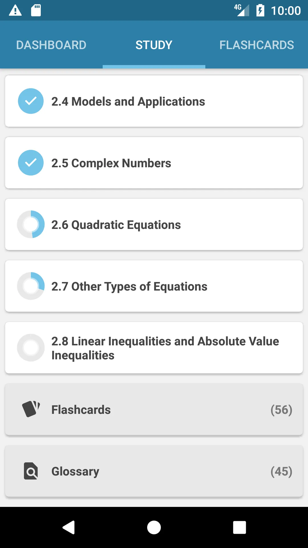 College Algebra | Indus Appstore | Screenshot