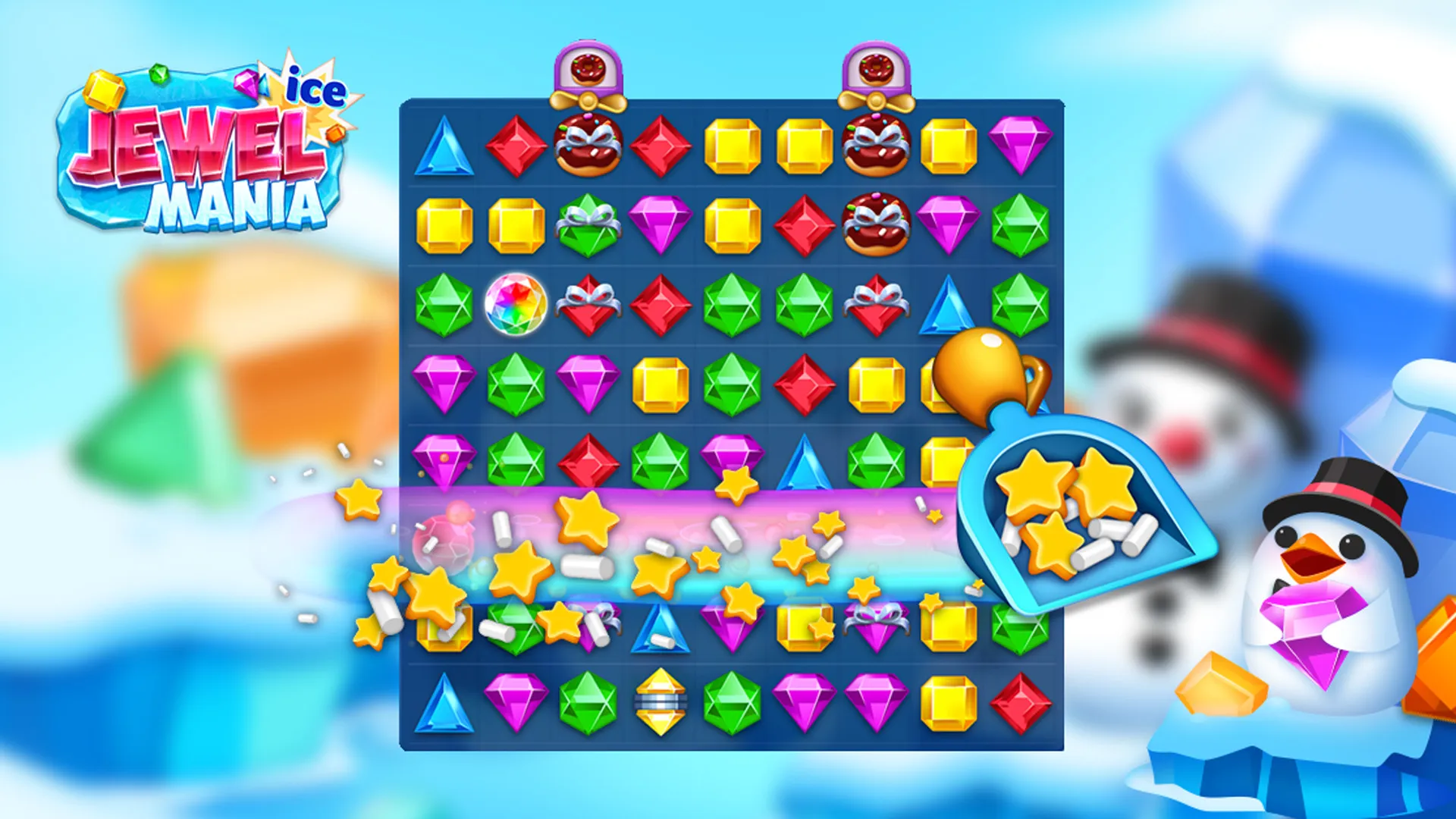 Jewel Ice Mania:Match 3 Puzzle | Indus Appstore | Screenshot