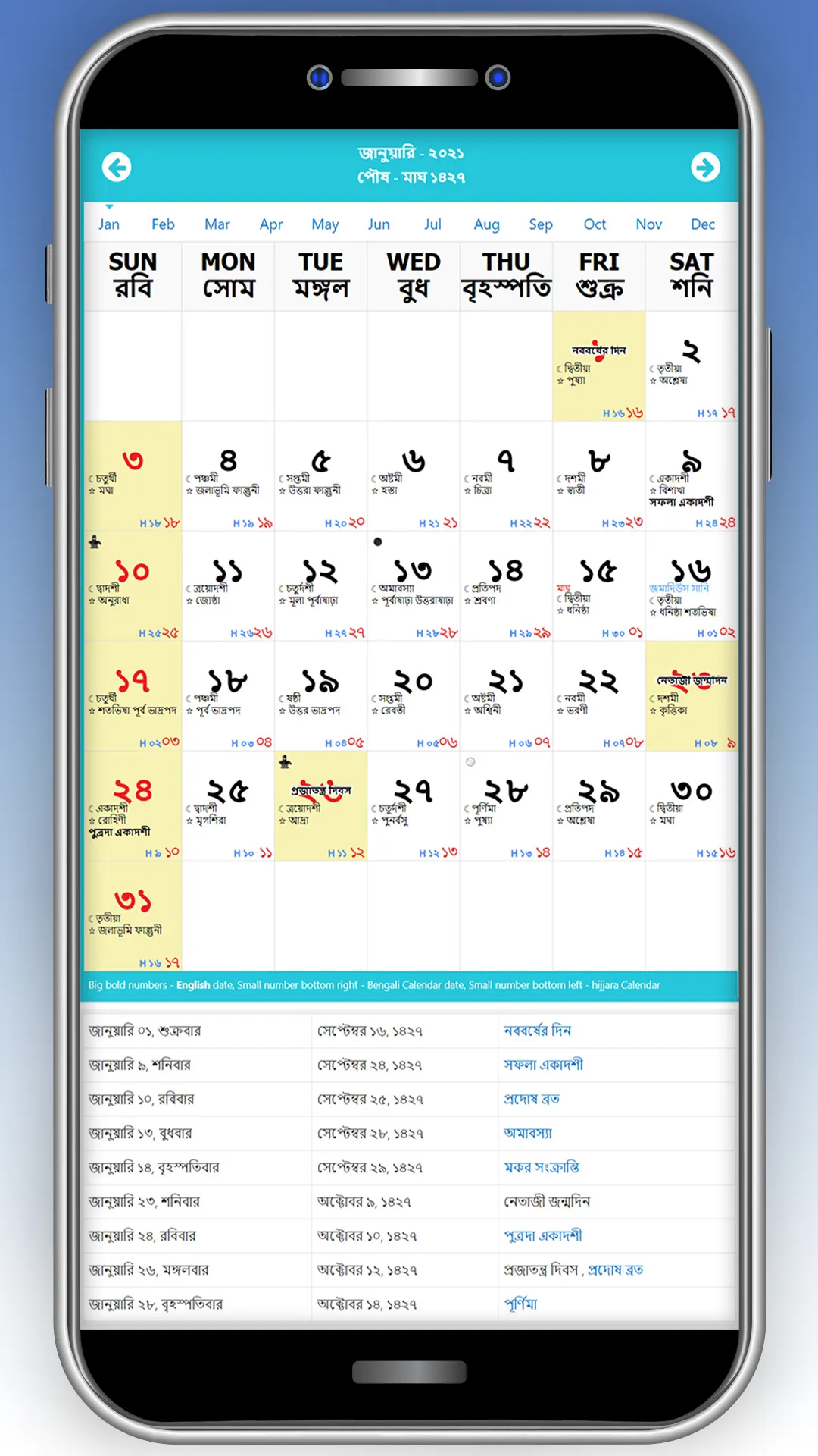 Bengali Calendar 2023 - 27 | Indus Appstore | Screenshot