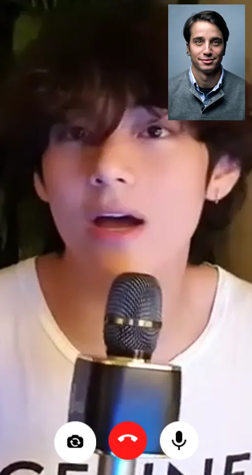 Kim Taehyung Fake Video Call | Indus Appstore | Screenshot