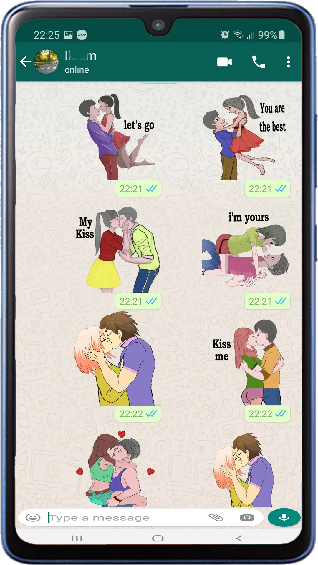 Love Stickers For Whatsapp | Indus Appstore | Screenshot